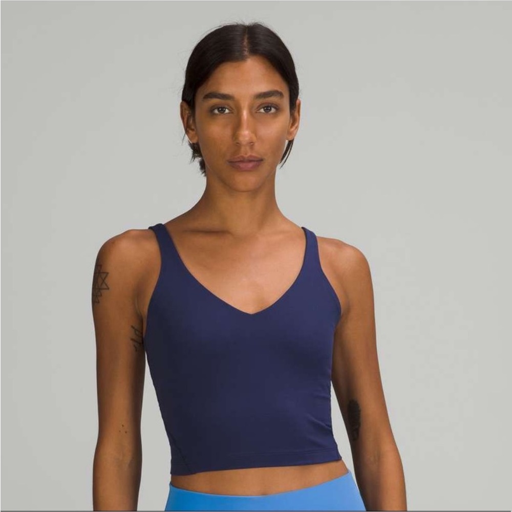 Align Tank Top Crop - Night Sea Navy - Lululemon